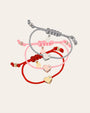 Pulsera Fortune infantil de corazón y diamante en oro de 14K, foto 2