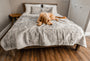 PupProtector Summer Short Fur Waterproof Throw Blanket, Grey, photo 11