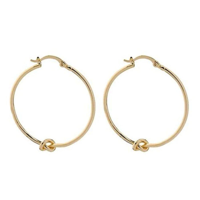 2 Inch Knot Hoop Earrings, photo 1