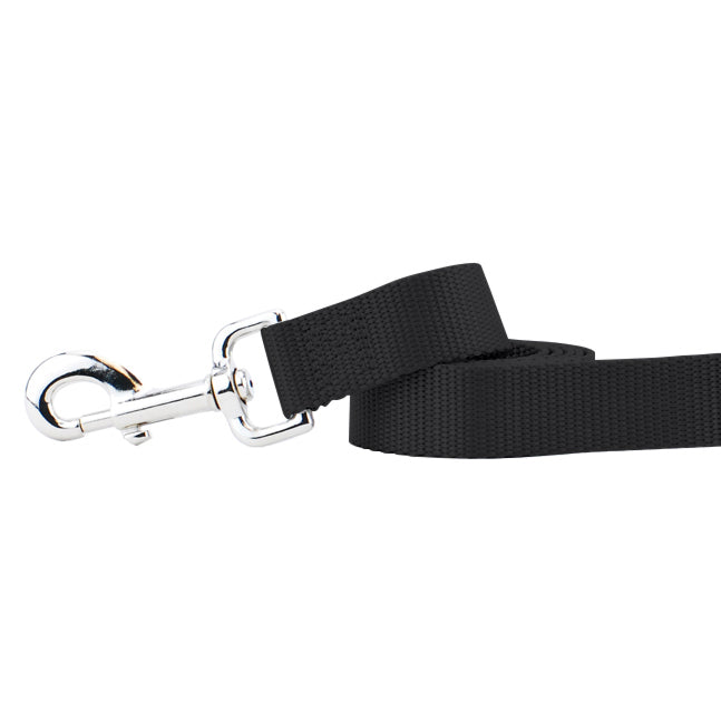 Correa para perro de nailon negro, foto 1
