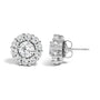 3 Ct. T.W. Lab-Grown Diamond Halo Stud Earrings in 10K White Gold, photo 4