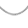 Collar tenis con diamantes cultivados en laboratorio de 10 3/4 ct. p.t. en oro blanco de 14K, foto 2