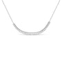 5 Ct. T.W. Lab-Grown Diamond Emerald-Cut Station Necklace in 14K White Gold, photo 1