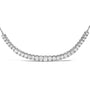 5 Ct. T.W. Lab-Grown Diamond Emerald-Cut Station Necklace in 14K White Gold, photo 2