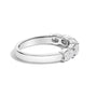 1 1/4 Ct. T.W. Lab-Grown Oval Diamond East West Band Ring in 14K White Gold, photo 2