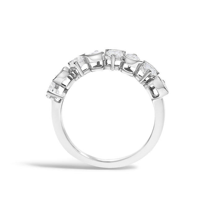 1 2/3 Ct. T.W. Lab-Grown Pear-Shaped Diamond Band Ring in 14K Gold, photo 12