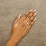 1 2/3 Ct. T.W. Lab-Grown Pear-Shaped Diamond Band Ring in 14K Gold, photo 6