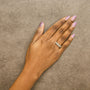 1 2/3 Ct. T.W. Lab-Grown Pear-Shaped Diamond Band Ring in 14K Gold, photo 5