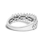 7/8 Ct. T.W. Baguette Lab-Grown Diamond Weave Design Band Ring in 14K White Gold, photo 2