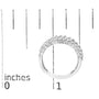 7/8 Ct. T.W. Baguette Lab-Grown Diamond Weave Design Band Ring in 14K White Gold, photo 7