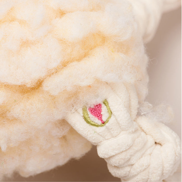 Louise Lamb HuggleFleece FlufferKnottie, juguete de peluche para perro, foto 6