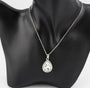 Collar con colgante grande de lágrima de cristal, foto 4