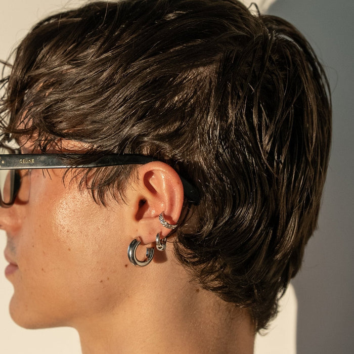 Men's Lili Hoop Earrings, photo 4