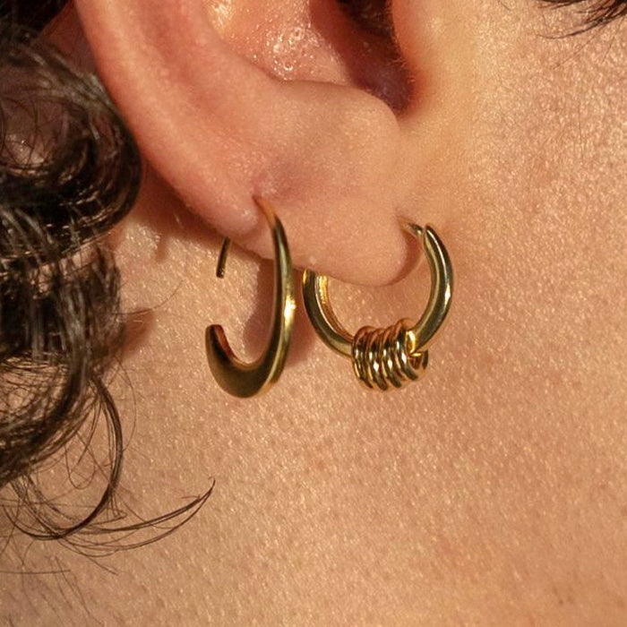 Links Hoop Earrings, photo 6