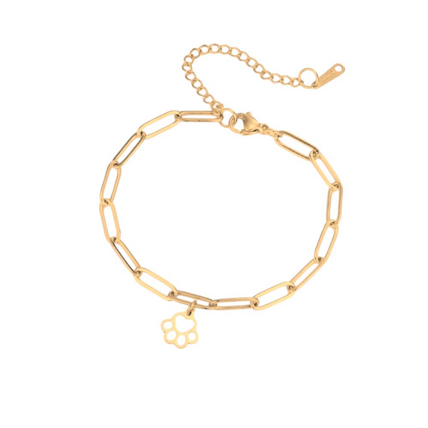 LoyalPrint Delicate Paw Print Link Bracelet, photo 1