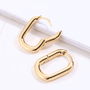 Lurienne Rectangle Hoop Earrings, photo 4