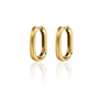 Lurienne Rectangle Hoop Earrings, photo 1