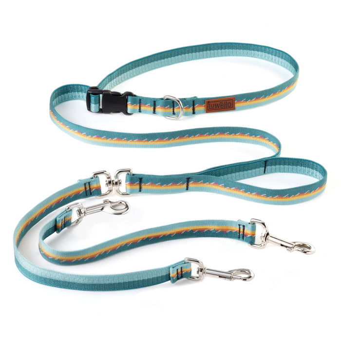 Belted Coupler Leash for Two Dogs, 1 Inch, photo 2