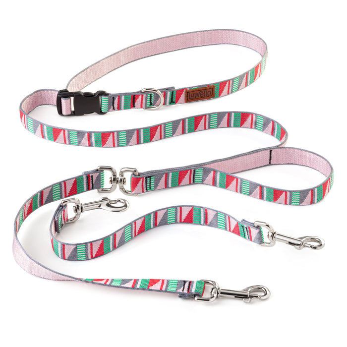 Belted Coupler Leash for Two Dogs, 1 Inch, photo 1