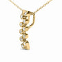 1/7 Ct. T.W. Bezel-Set Diamond Vertical Bar Pendant Necklace in 14K Yellow Gold, photo 4