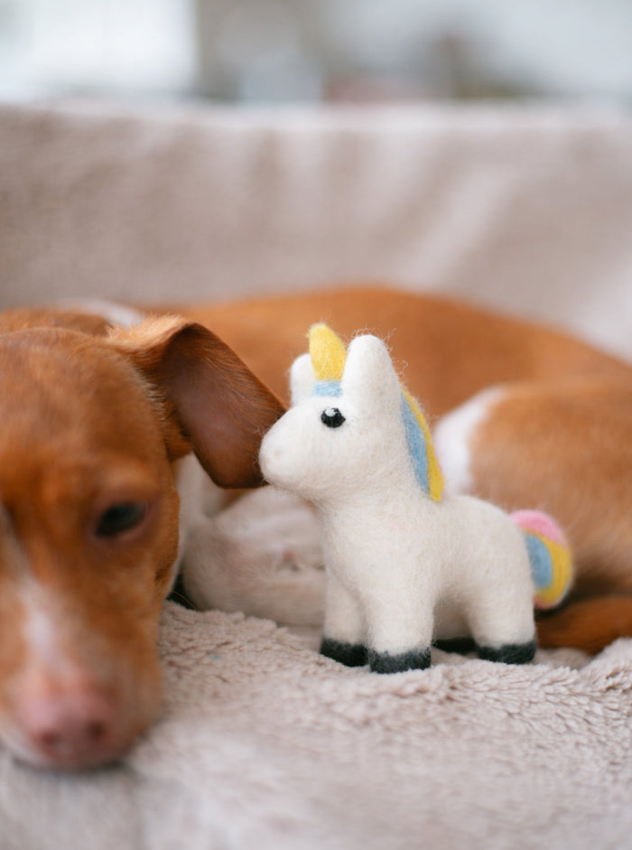 Magical Unicorn Wool Dog Toy, photo 2