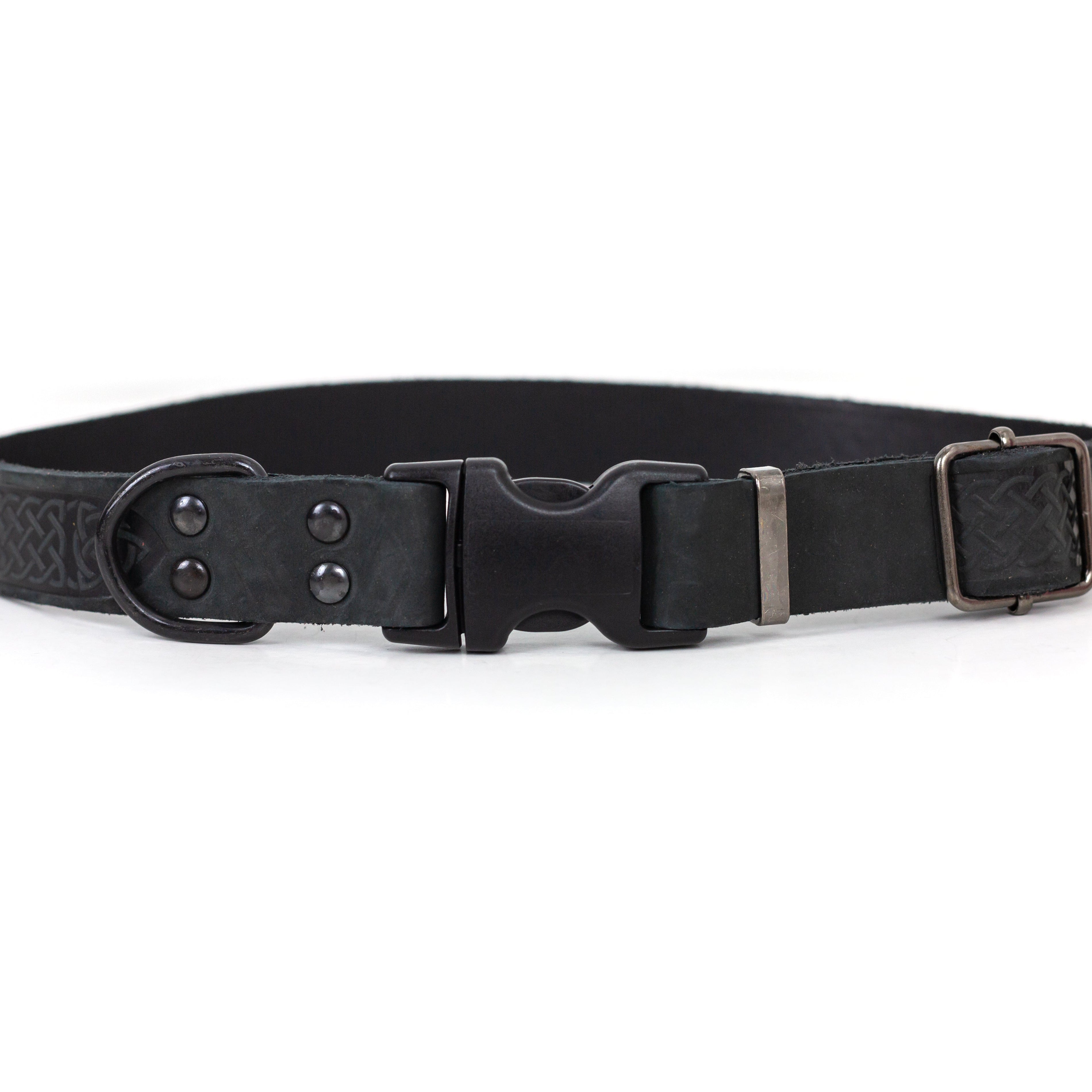 Celtic Sport Leather Quick-Release Dog Collar, photo 2
