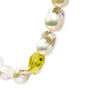 Collar de hilo con citrino, amatista y perla cultivada barroca en oro amarillo de 14K, foto 4