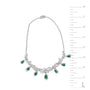 Conjunto de collar, pulsera y aretes con diamantes de 38 ct. p.t. y esmeralda brasileña de 19 3/4 ct. p.t. en platino, foto 10