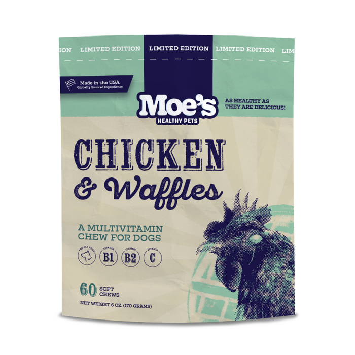 Chicken and Waffles Multivitamin Chews for Dogs, photo 4