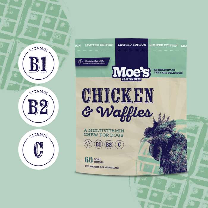 Chicken and Waffles Multivitamin Chews for Dogs, photo 8