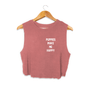 Puppies Make Me Happy Motto Crop Top