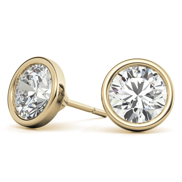 2.00 or 3.00 CTW Lab-Grown Diamond Stud Earrings in 14K Gold, photo 5