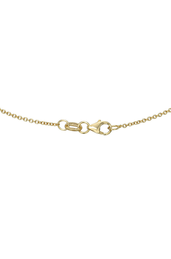14K Gold Diamond Eye Medallion Necklace, photo 6