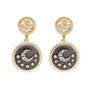 Moon and Star Dangle Earrings, photo 1