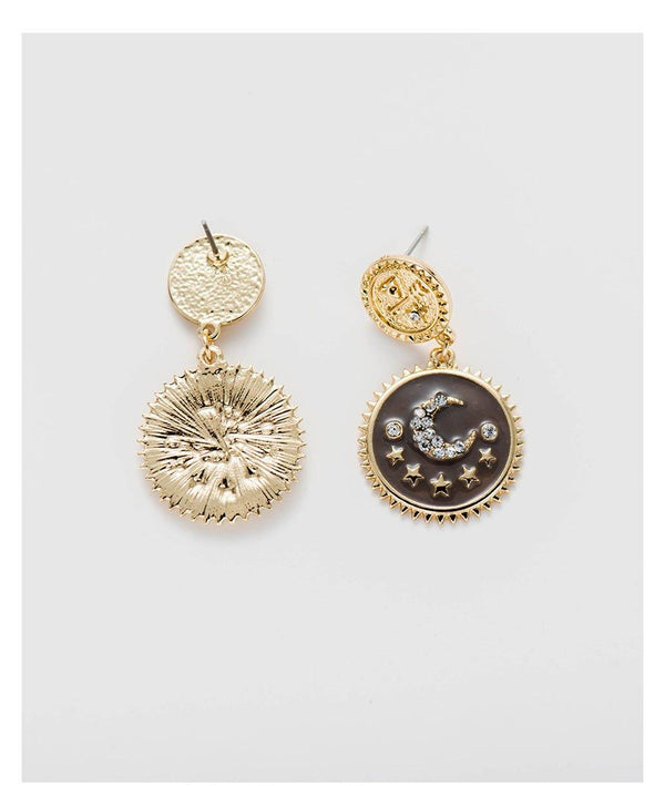 Moon and Star Dangle Earrings, photo 2