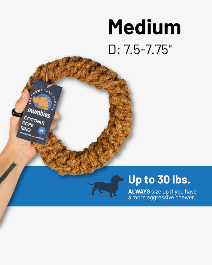 Aro de cuerda de coco para perro, foto 12