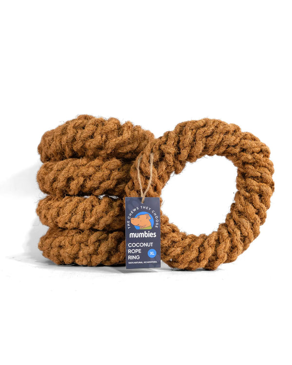 Coconut Rope Ring Dog Toy, photo 1