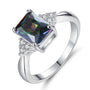 Anillo de topacio místico talla princesa de 2.5 quilates, foto 1