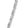 Collar de estaciones de eternidad para hombre con diamantes de 2 1/2 ct. p.t. en plata de ley, foto 4