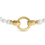 Collar infinito con hilo de perla cultivada en vermeil de oro amarillo de 18K, foto 2