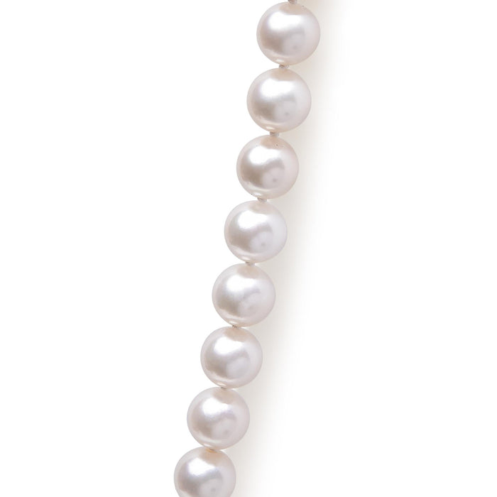 8.0x8.5mm Akoya Cultured Pearl Strand Necklace in 14K Gold, photo 4