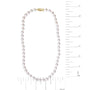 8.0x8.5mm Akoya Cultured Pearl Strand Necklace in 14K Gold, photo 12