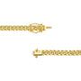 Collar de cadena cubana Miami de 4.5 mm en oro semimacizo amarillo de 14K, foto 2