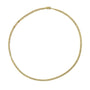 Collar de cadena cubana Miami de 4.5 mm en oro semimacizo amarillo de 14K, foto 3