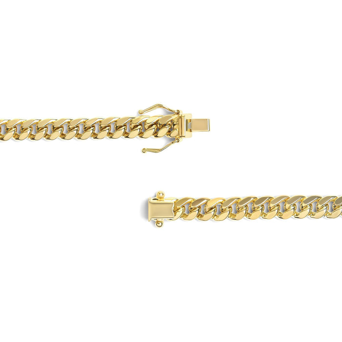 6.1mm Classic Miami Cuban Chain Necklace in Semi-Solid 14K Yellow Gold, photo 2