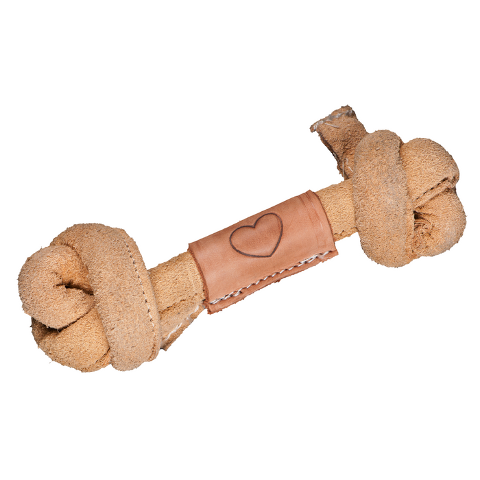 Huggle-Hide, huesos de piel natural para perro, paquete de 3