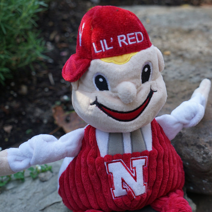 NCAA University of Nebraska, Lil Red Knottie, juguete de peluche para perro, foto 5