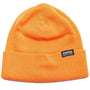 Puppies Make Me Happy Reversible Hipster Beanie in orange
