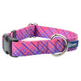 Collar para perro Neon Sunrise Pink Plaid EarthStyle, foto 2