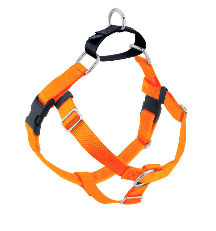 Arnés antitirones para perro Freedom No-Pull naranja neón, foto 1